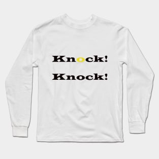 Trump.Knock knock Long Sleeve T-Shirt